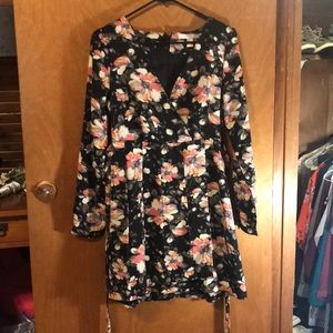 Forever 21 Long Sleeve Floral Dress